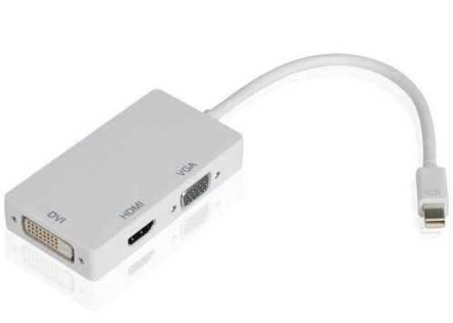 深圳 迷你DP轉三合一轉換器 HDMI+vga+dvi多功能轉換器