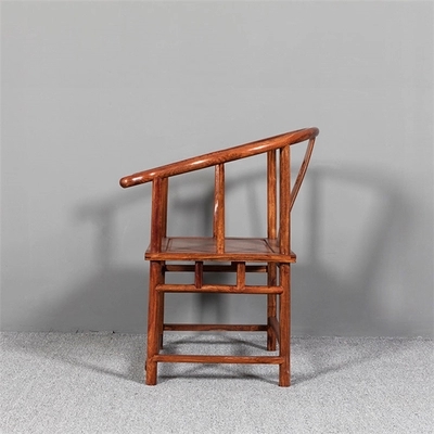 廠家紅木椅子 紫檀木椅中式主人椅 *紫檀休閑圈椅實(shí)木茶椅