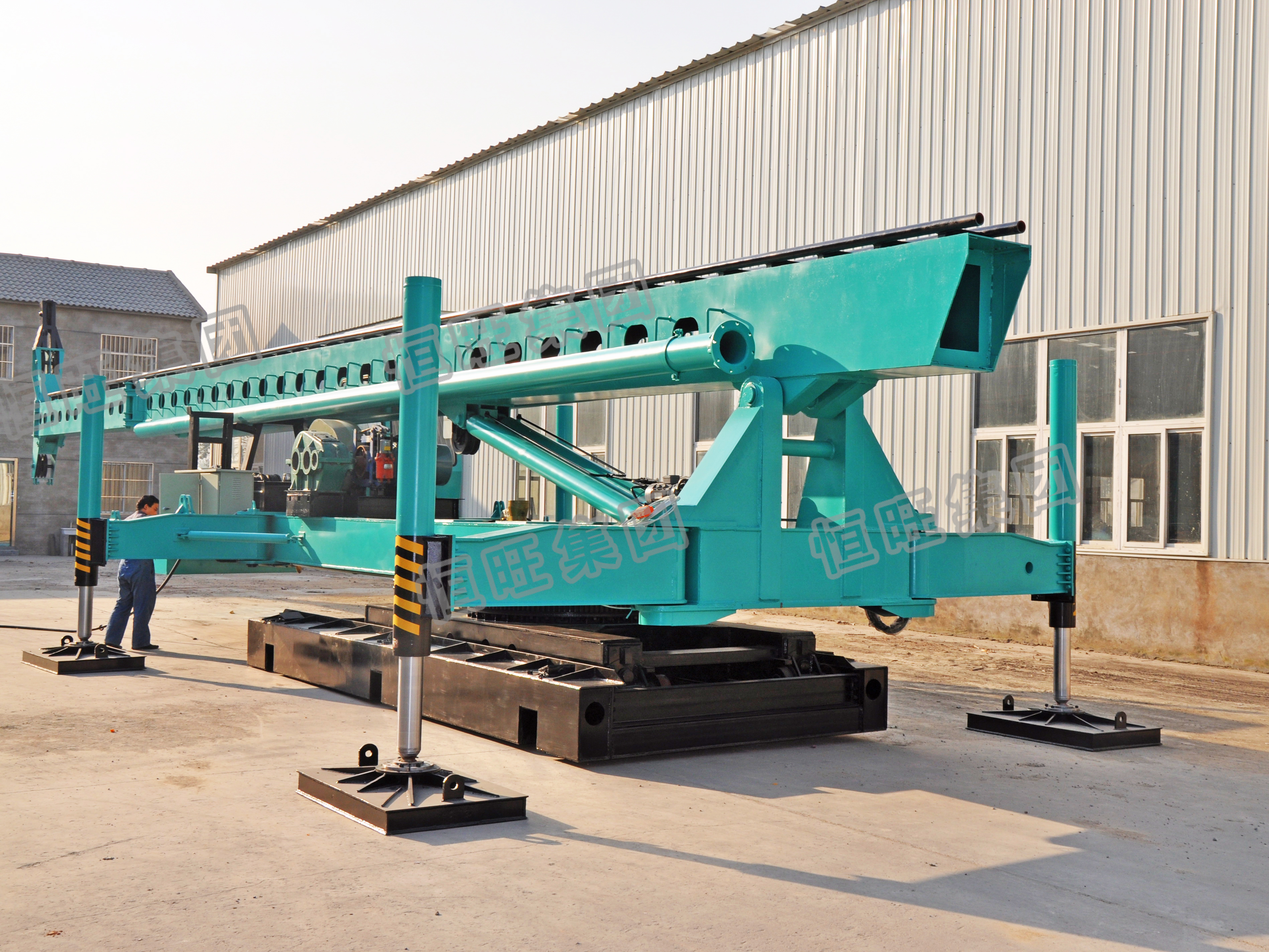 小型CFG履帶打樁機 長螺旋履帶打樁機 打樁灌樁的履帶打樁機