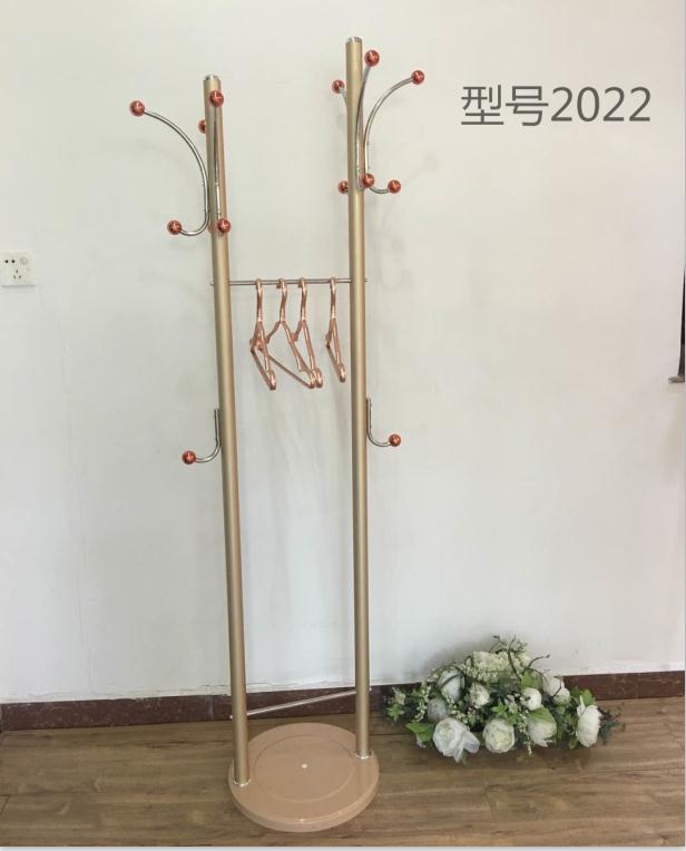 現(xiàn)代簡(jiǎn)約落地衣帽架不銹鋼衣帽架掛衣架省空間創(chuàng)意
