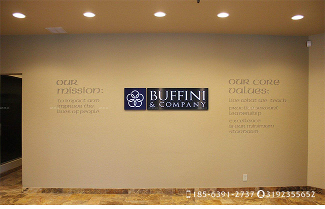 日照形象墻logo墻文化墻制作安