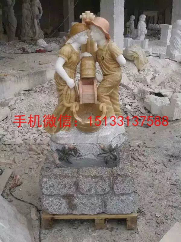 家庭噴泉石雕塑，歐式噴泉石雕塑