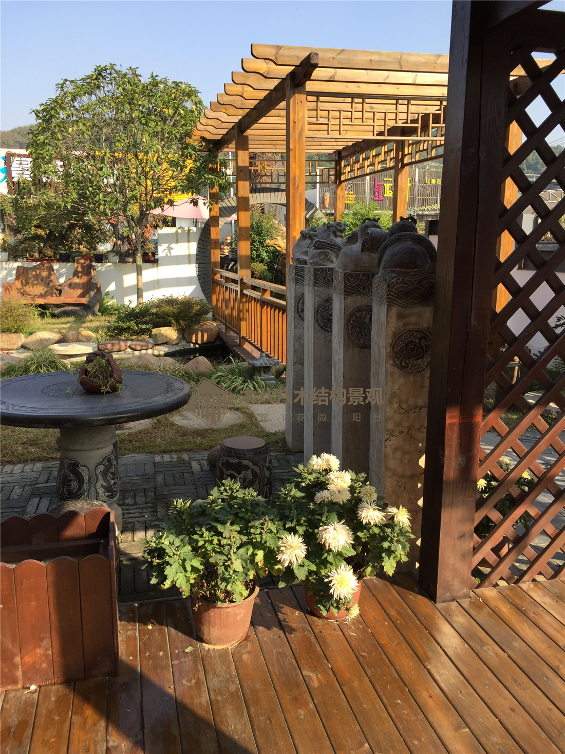 花園別墅設(shè)計(jì)施工花架涼亭圍欄地板 供應(yīng)花園別墅設(shè)計(jì)施工花架涼亭圍欄