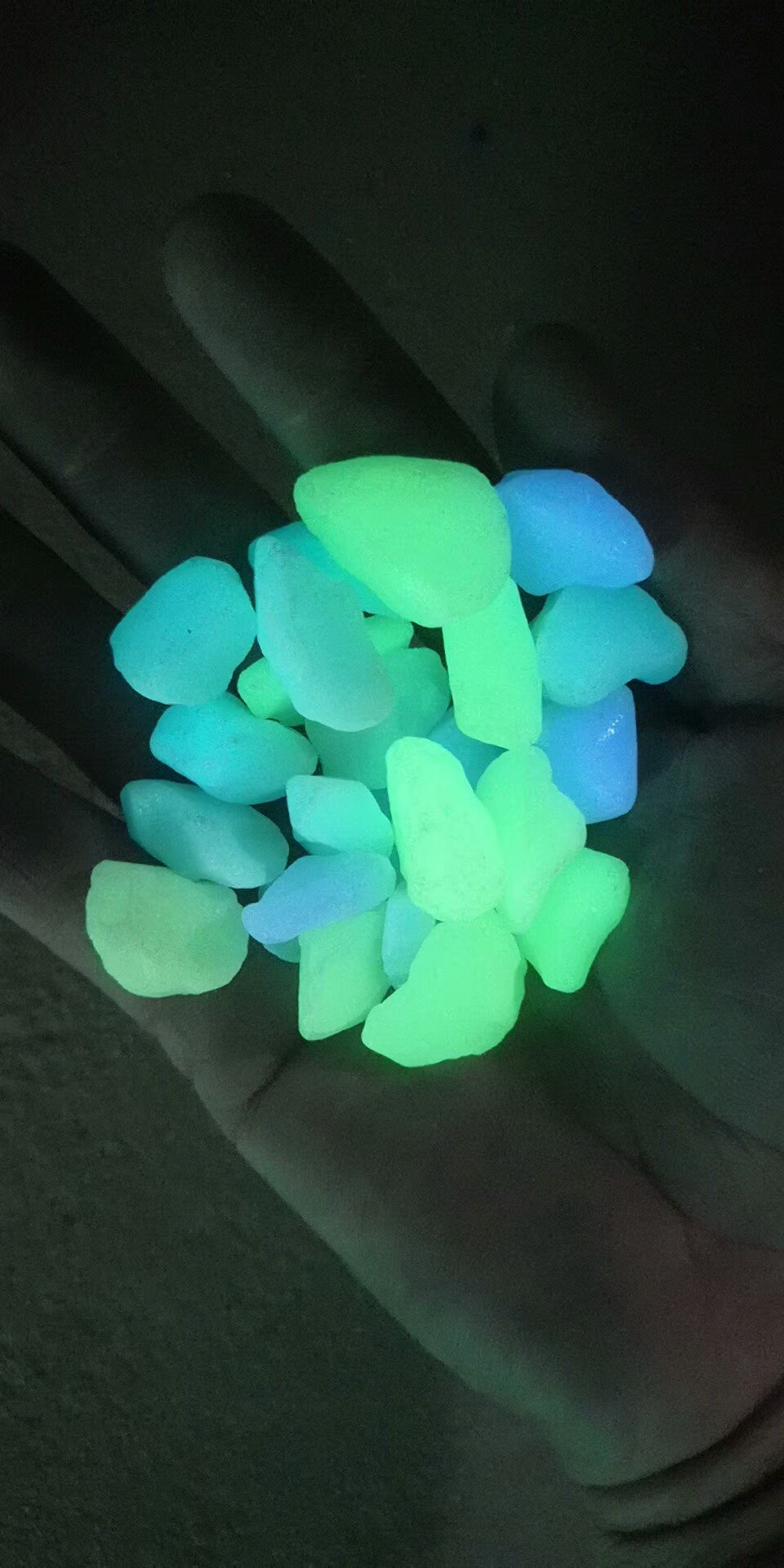 夜光石碎石，樹(shù)脂夜光石，卵石夜光石