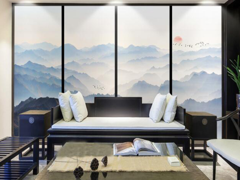 上海廠家定制藝術(shù)硬包 電視背景墻