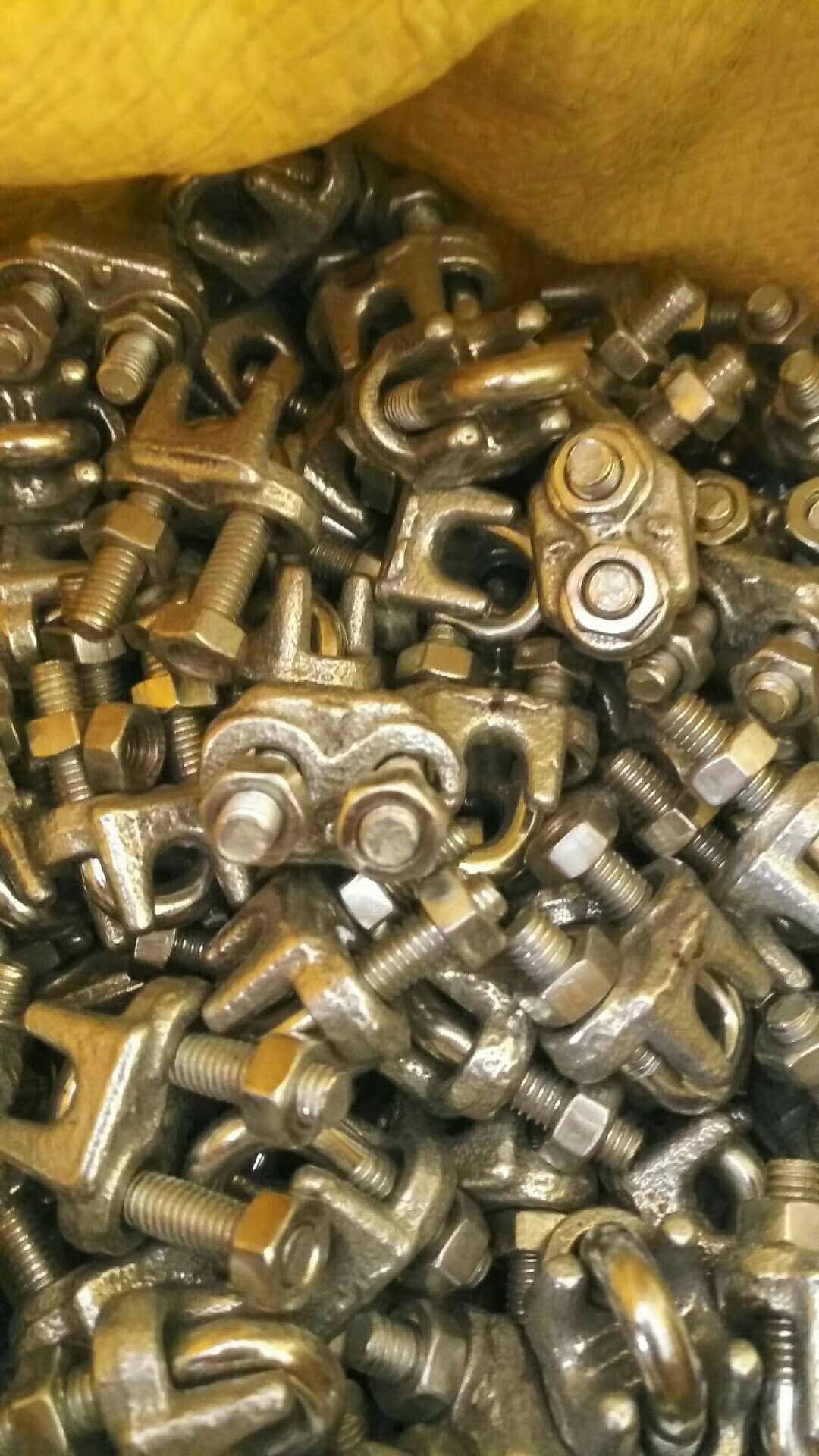 河北永年 M28重型卡頭  瑪鋼卡頭  鋼絲繩卡頭 貓爪 恒歐緊固件廠家批發(fā)