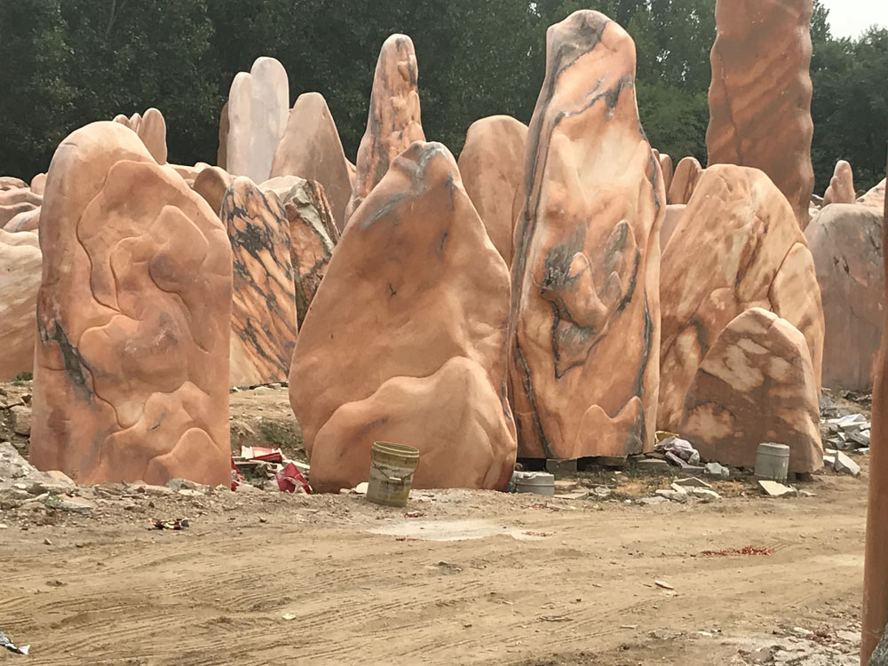 晚霞紅石雕壁畫(huà)