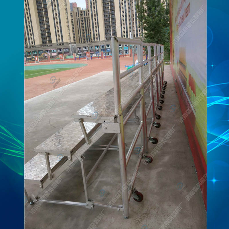 鋁合金折疊合唱臺合唱臺臺階合影架子濟南合唱臺