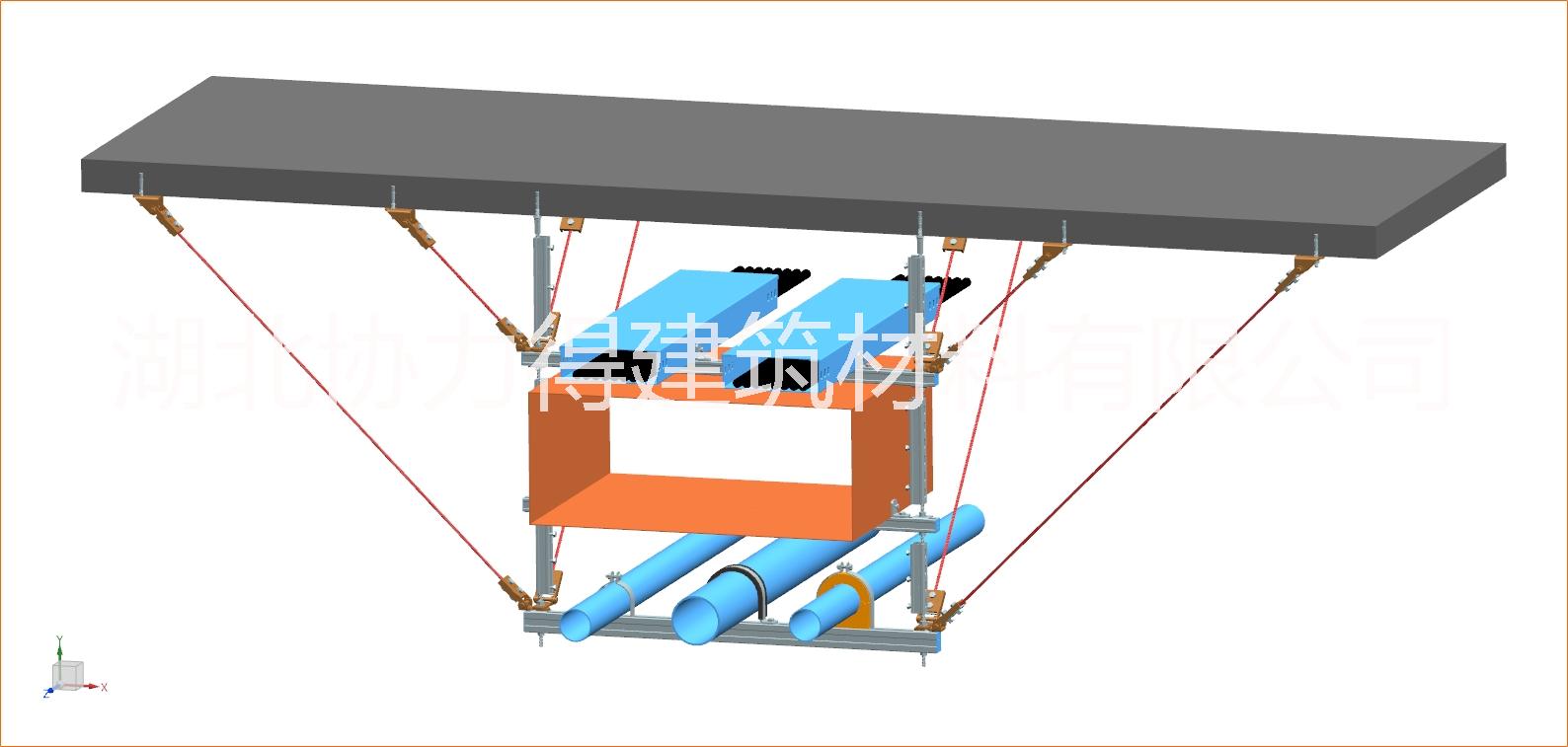 四川DN65抗震支吊架綜合管廊支架 DN80抗震支吊架  綜合管廊支 四川綜合管廊抗震支架