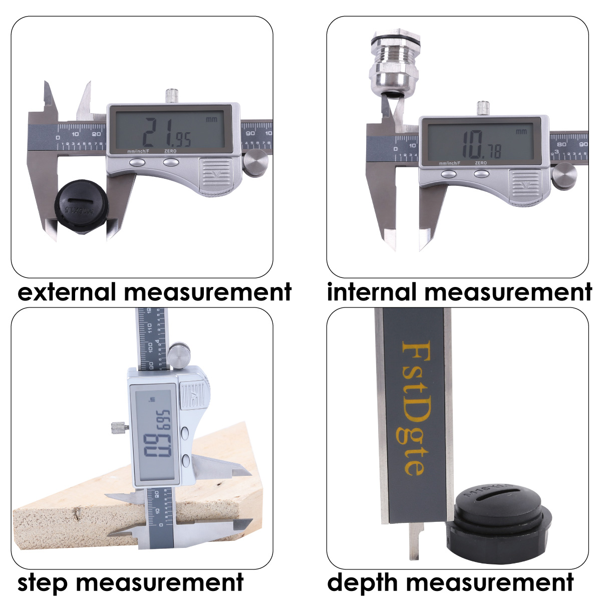 Dijite迪吉特量具  電子數(shù)顯卡尺不銹鋼數(shù)顯游標卡尺 工業(yè)級 可定制