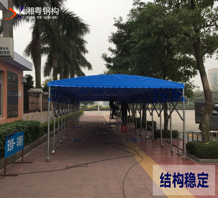 熱銷款不銹鋼展覽展會推拉遮陽棚