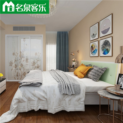 大連板式家具CXM14雙人床