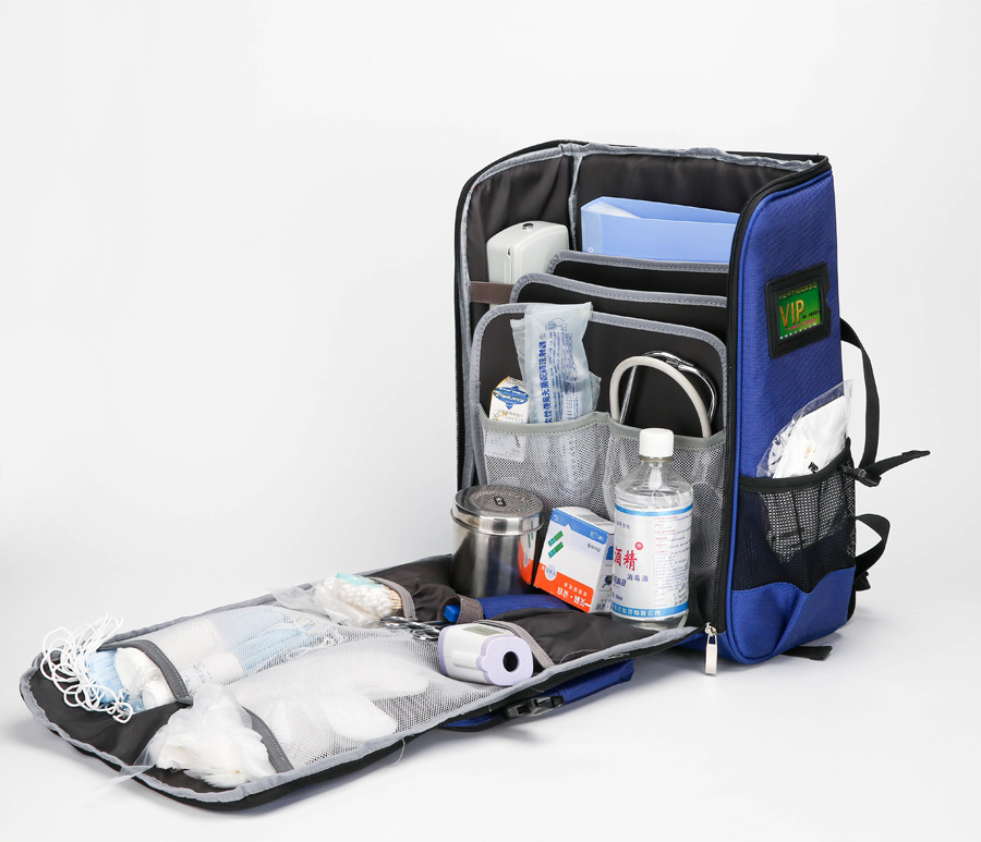 醫(yī)用急救背包社區(qū)護理背包出診包拉桿雙肩包戶外旅行便攜醫(yī)用包