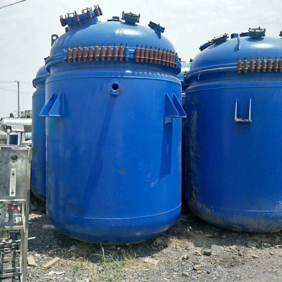 轉讓二手不銹鋼反應釜 外盤管反應釜 不銹鋼電加熱反應釜