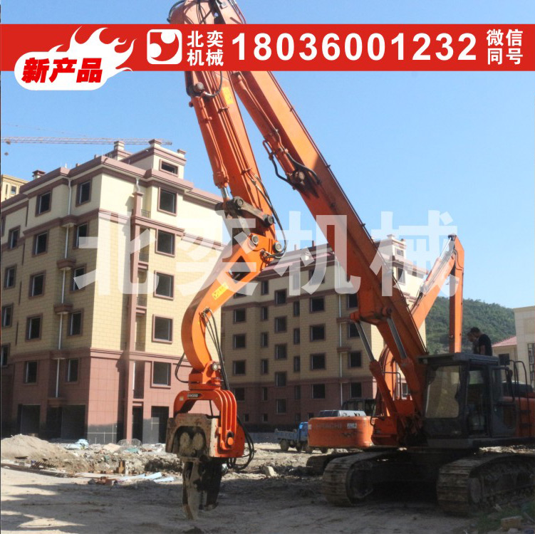 高頻液壓振動打樁機(jī)鋼管圍堰施工 鋼板樁圍堰防塌 打樁錘 振動錘