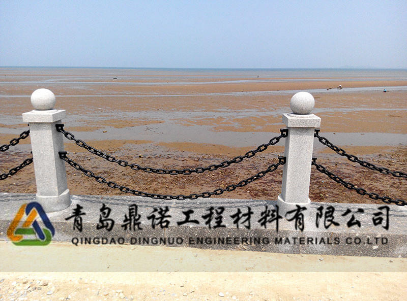 風(fēng)景區(qū)公園海邊防腐蝕鐵鏈、塑料包裹、防盜護(hù)欄安全防護(hù)