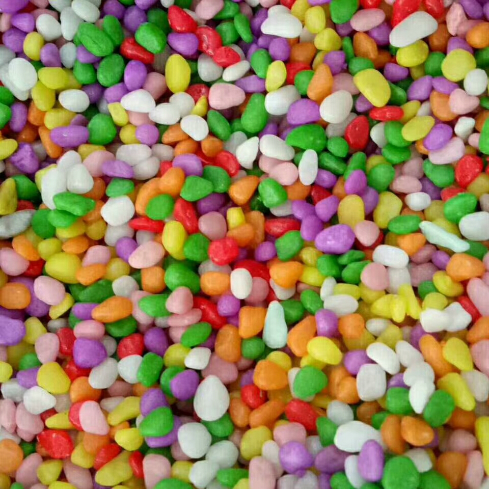 彩石子，魚(yú)缸造景彩石子，壓花地坪彩石子