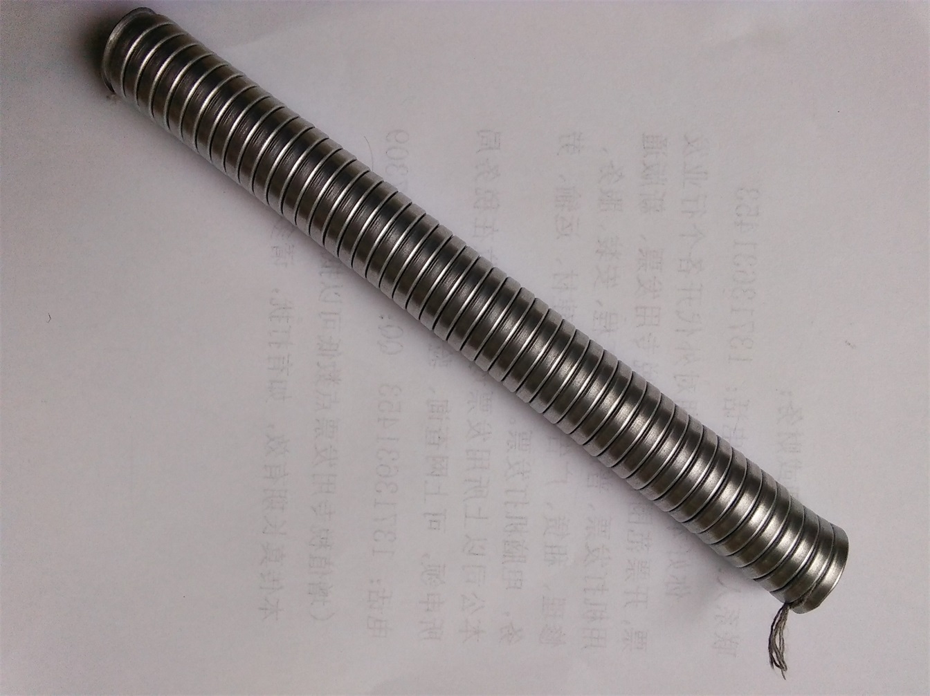 河南安陽加棉線平包塑金屬軟管