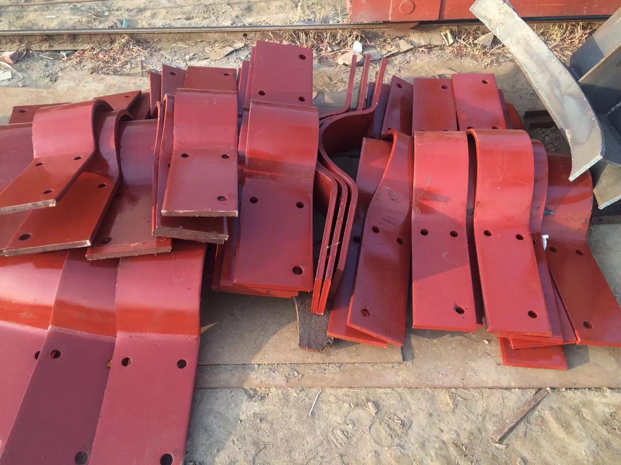 焊制管道水平支座管夾|02S402圖集管道支座|重型扁鋼管夾