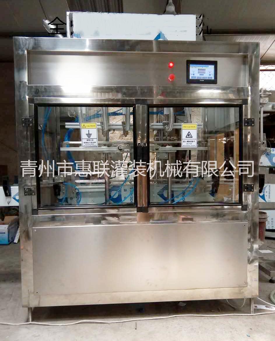 花生油灌裝機 食用油灌裝機-計量準(zhǔn)確、調(diào)整方便 油類灌裝機