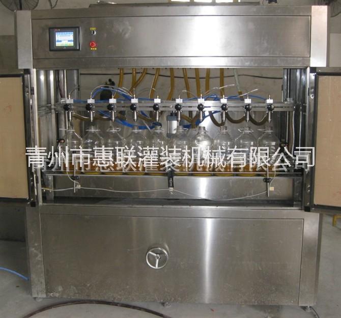 花生油灌裝機 食用油灌裝機-計量準(zhǔn)確、調(diào)整方便 油類灌裝機