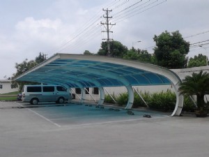 山西耐力板停車棚 陽泉耐力板停車棚廠家 耐力板停車棚批發(fā)