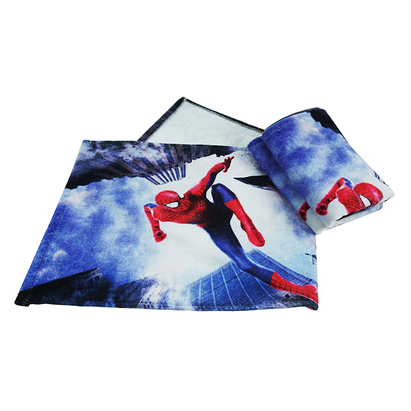 優(yōu)質(zhì)數(shù)碼印印花毛巾定做出口噴墨印