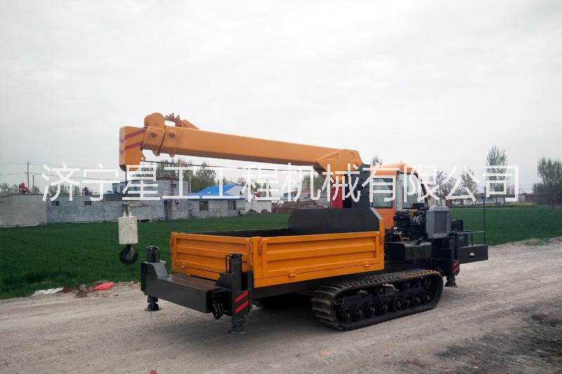 山東星工履帶吊車 拖拉機吊車 帶液壓支腿 性能穩(wěn)定