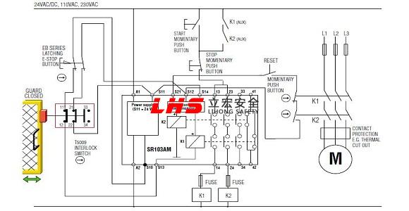 雙通道安全監(jiān)測(cè)繼電器SR103A