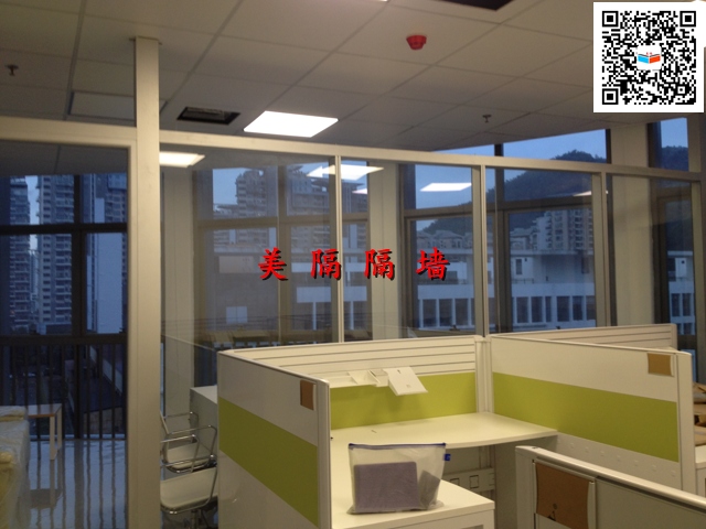 惠州中空百葉玻璃隔斷