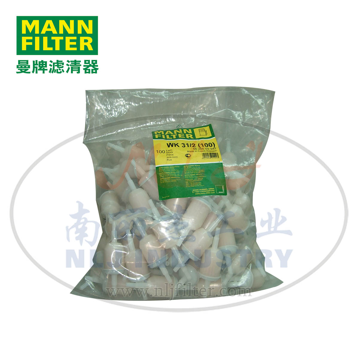MANN-FILTER(曼牌濾清器)燃濾WK31/2(100)