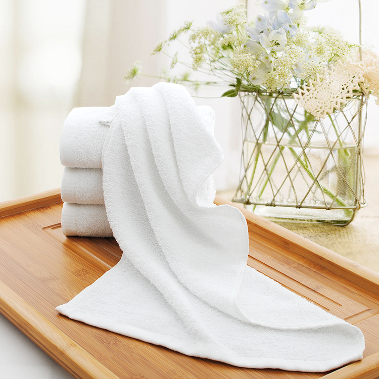 酒店賓館洗浴一次性毛巾白毛巾吸水性好純棉毛巾