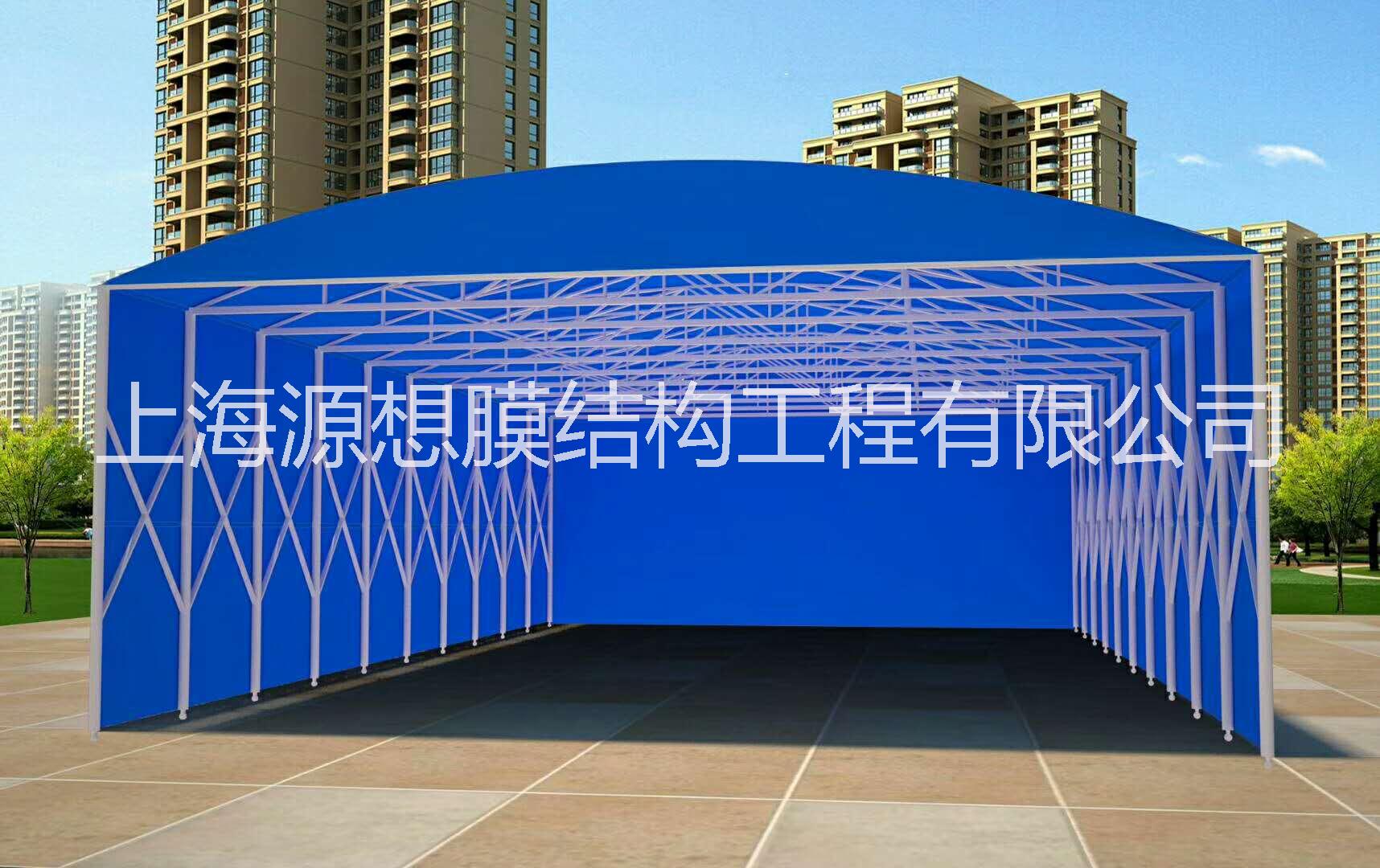 電動推拉棚   黃浦膜結(jié)構(gòu)遮陽棚 上海電動推拉棚報價