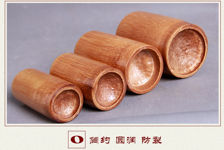 竹火罐 竹子拔火罐 碳化竹吸筒