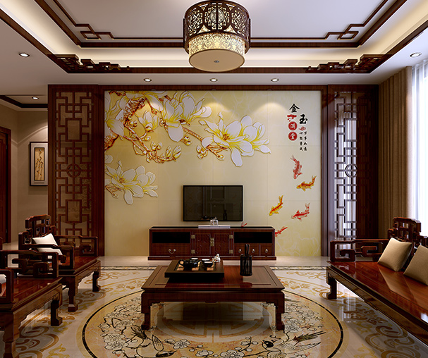 中式背景墻  中式背景墻價(jià)格  中式背景墻廠家 中式背景墻系列A-1