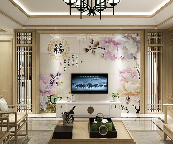 中式背景墻 中式背景墻設(shè)計效果圖  中式背景墻案例 中式背景墻系列A-4