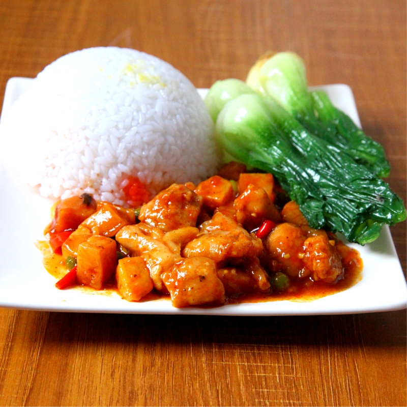 廣州樂優(yōu)谷170g香辣雞冷凍料理包餐廳*