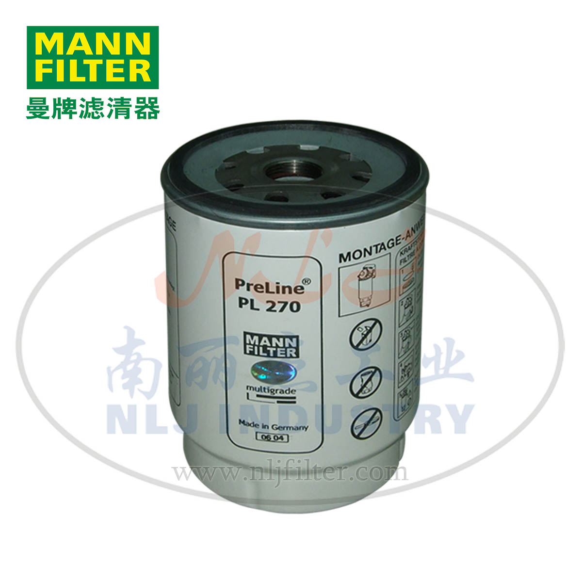 MANN-FILTER(曼牌濾清器)濾芯PL270x