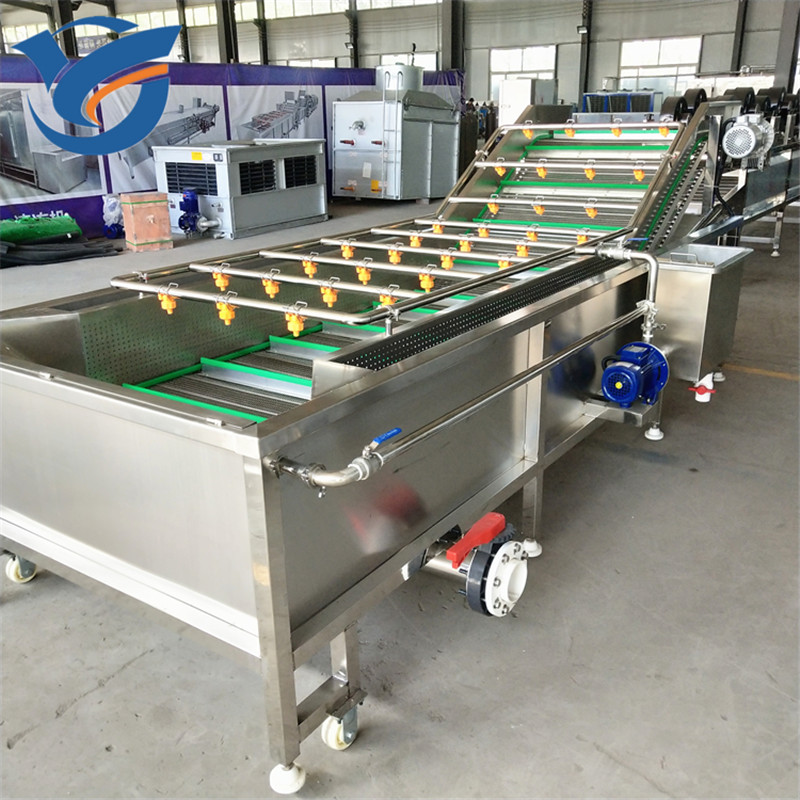 蔬菜清洗機 多功能洗菜機設(shè)備  平行毛輥清洗去泥廠家 永聯(lián)