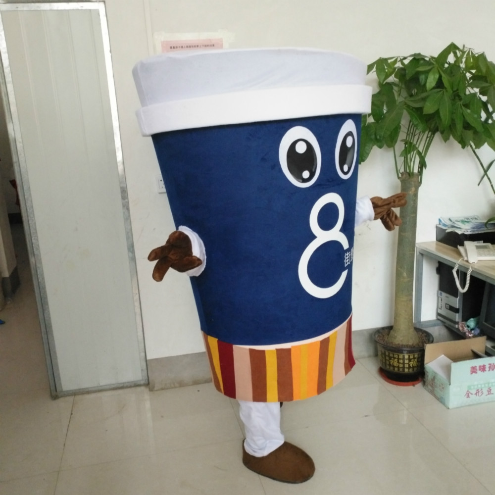 卡通人偶服裝奶茶杯子卡通道具服裝