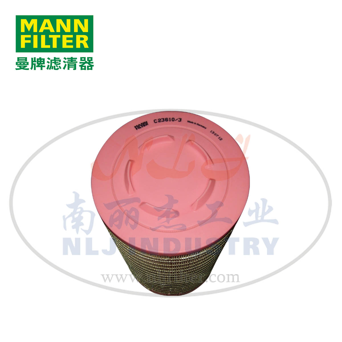 MANN-FILTER(曼牌濾清器)空濾C23610/3