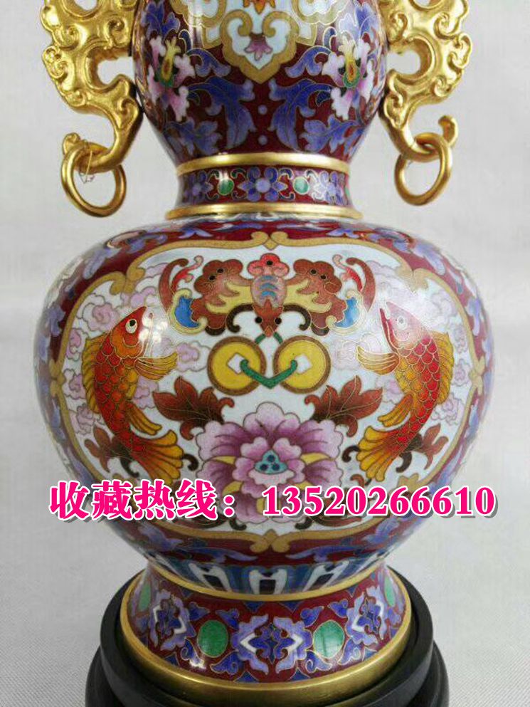 福運眼前 戴嘉林大師景泰藍珍藏品