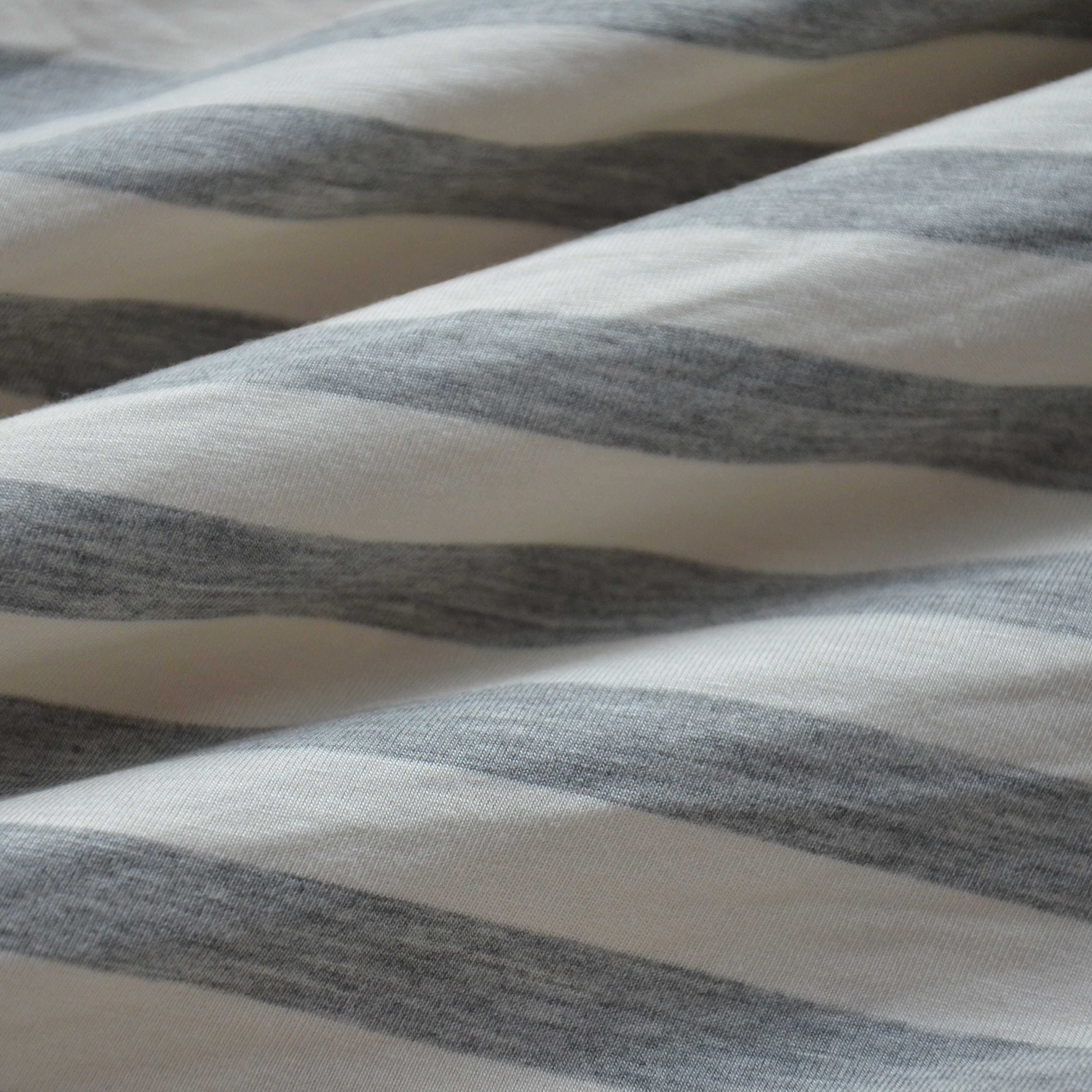 惠源 50s有機(jī)棉彩棉汗布 氨綸針織面料 柔軟舒適嬰幼兒服裝面料