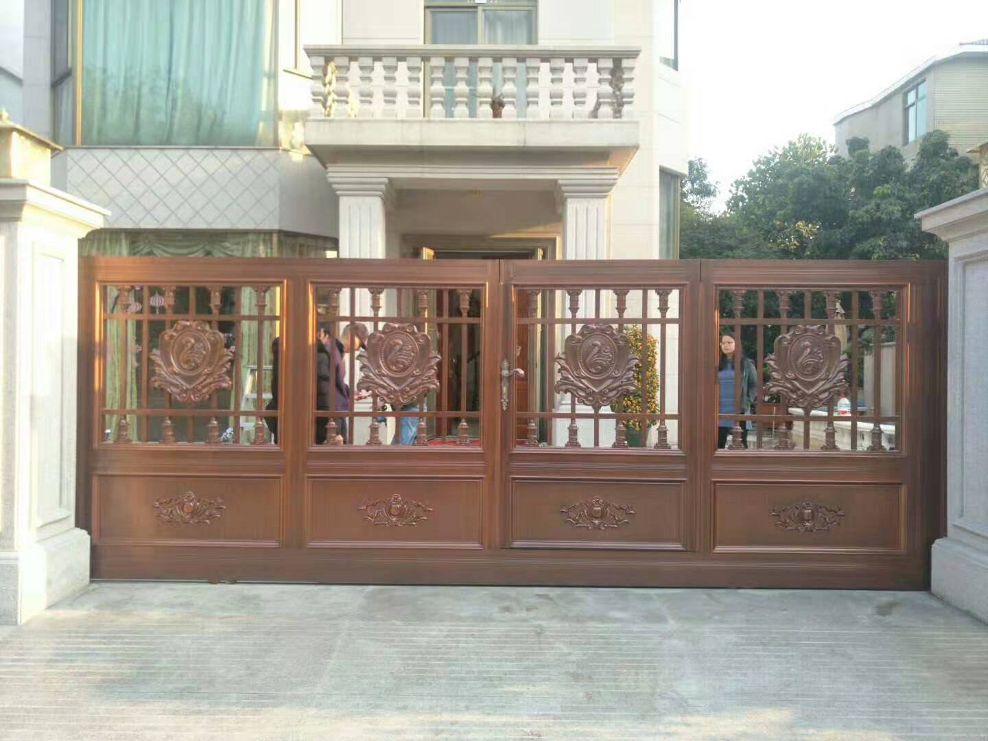 定制別墅鋁藝庭院門/別墅庭院門/鋁藝大門/歐式別墅庭院門/別墅鋁藝庭院門