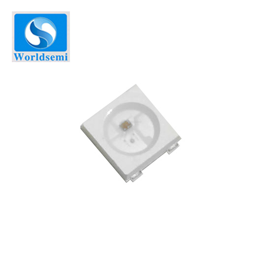 WS2812B內(nèi)置四腳幻彩燈珠，東莞內(nèi)置四腳幻彩燈珠廠家批發(fā)，東莞內(nèi)置四腳幻彩燈珠批發(fā) WS2812內(nèi)置四腳幻彩燈珠