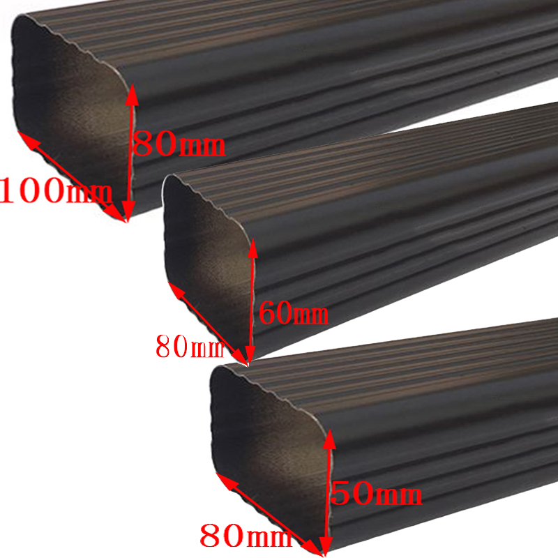 山東飛拓鋁合金天溝雨水管別墅屋面下水管落水管