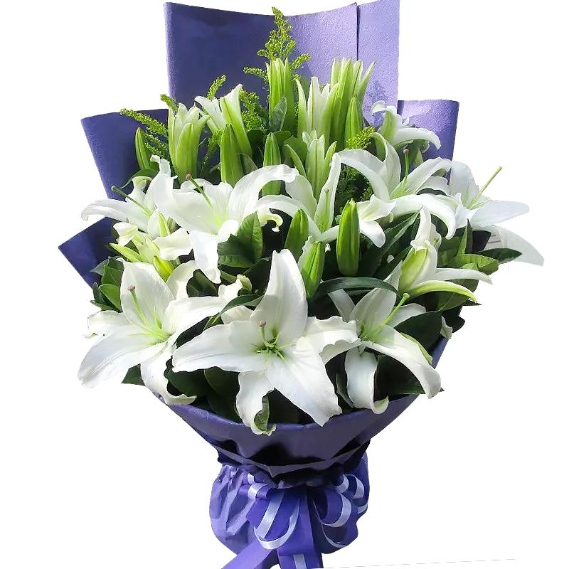 花緣鮮花香水百合鮮花速遞同城百合玫瑰花束北京天津南京重慶青島寧夏新疆