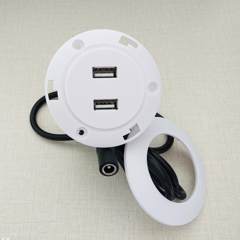 沙發(fā)辦公桌家具內(nèi)置安裝手機(jī)USB充電器 手機(jī)充電器