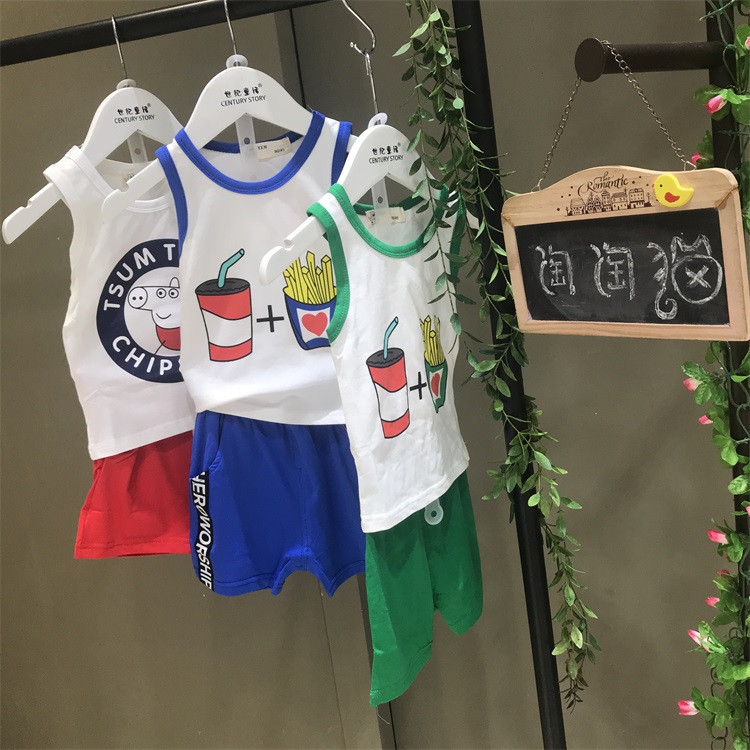 北京淘淘貓品牌童裝批發(fā)貨源夏季套