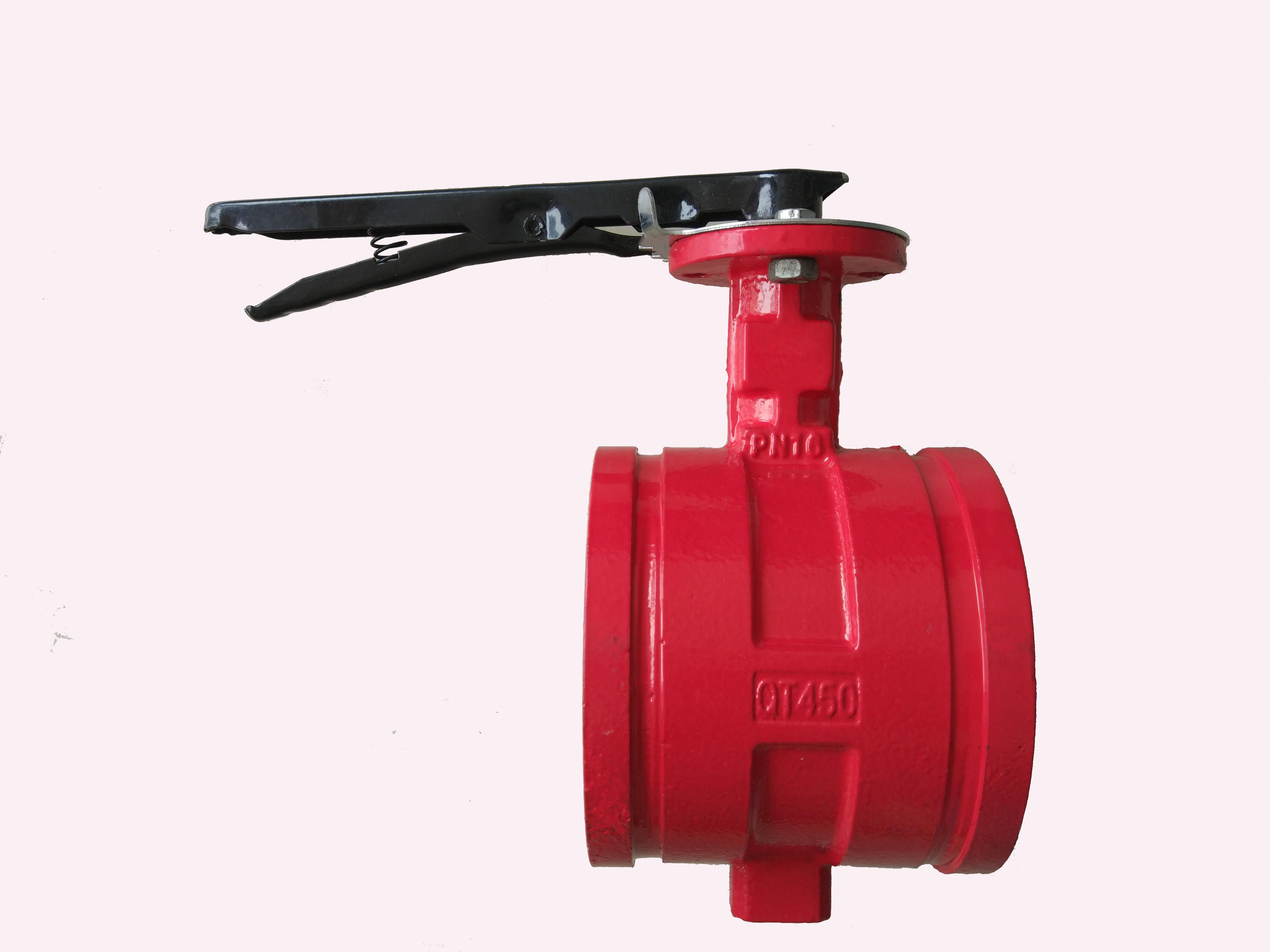 廠家直銷專業(yè)銷售D81X-16手柄溝槽蝶閥